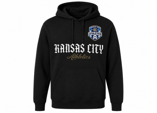 Athletics Graphic Hoodie in BLACK