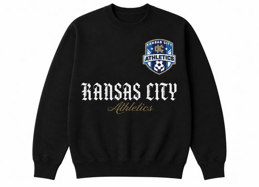 Athletics Graphic Crew Neck in BLACK