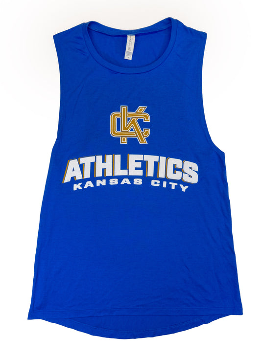 Royal Blue Tank Top - Gold Logo